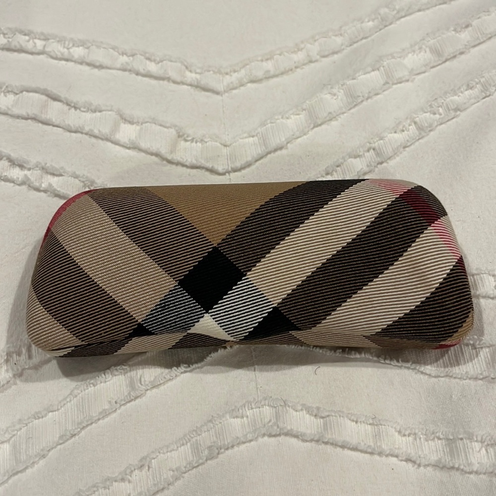 Burberry glasses case